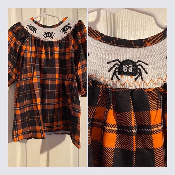 New Smocked Halloween Dress - Picture 3 of 3